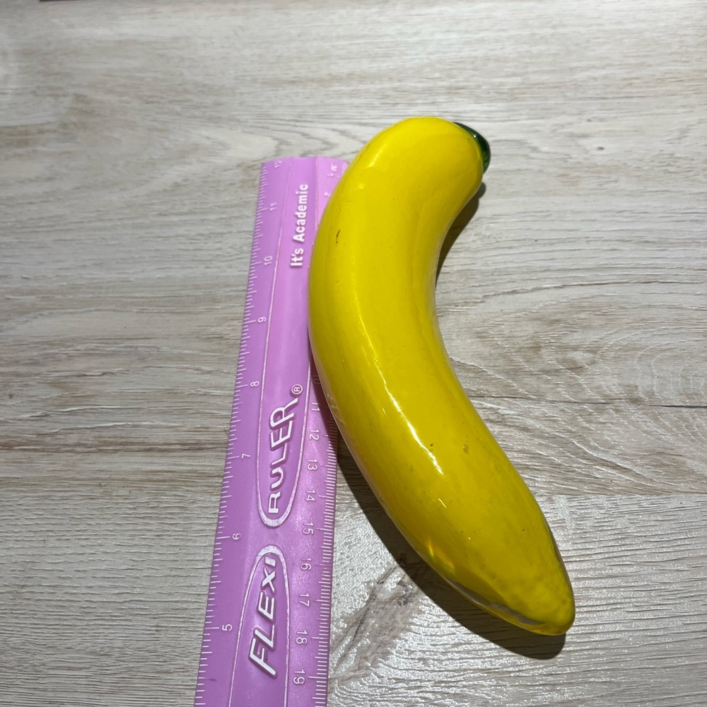 Hand blown Murano fruit Banana